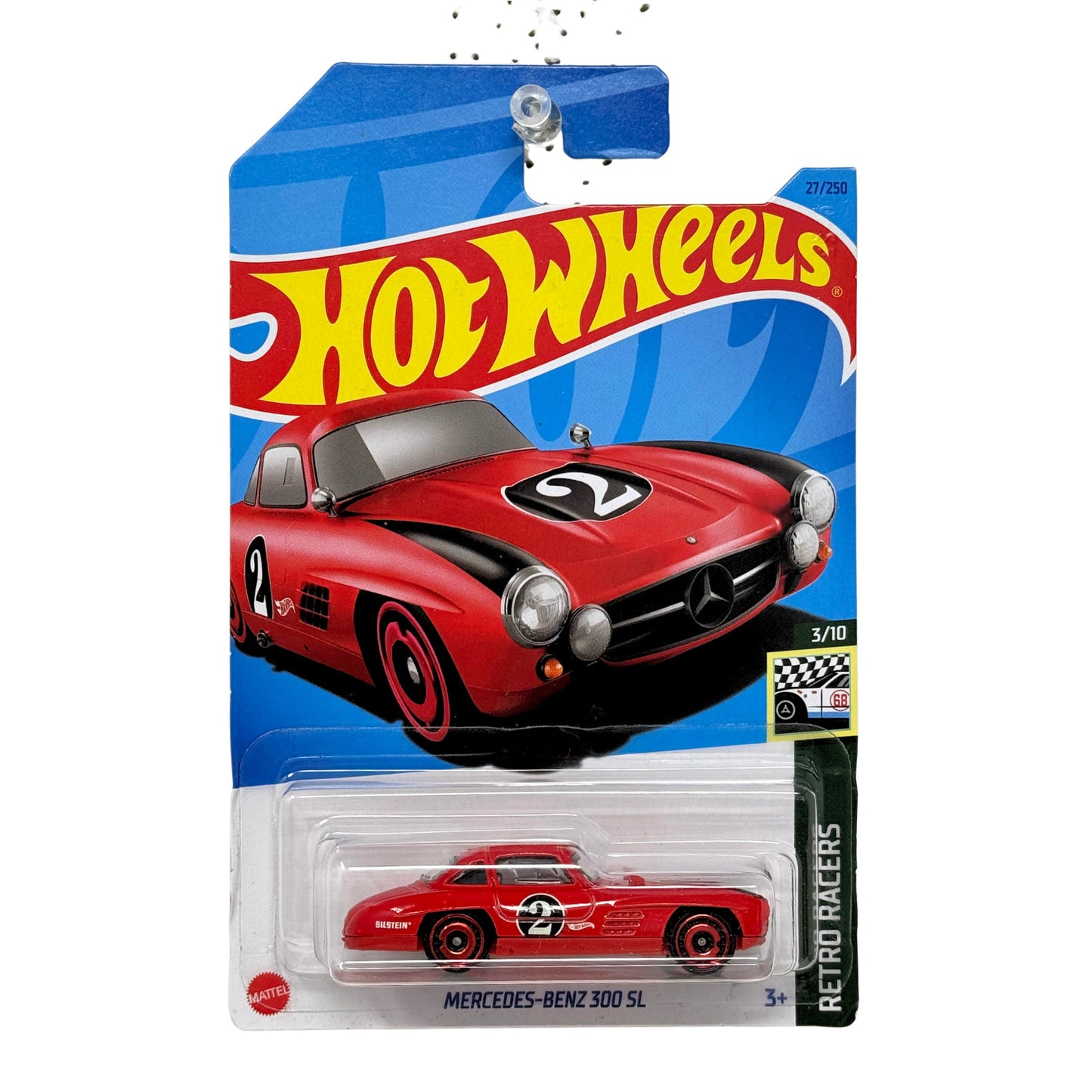Hot Wheels Retro Racers Mercedes-Benz 300 SL 1:64 Diecast Red