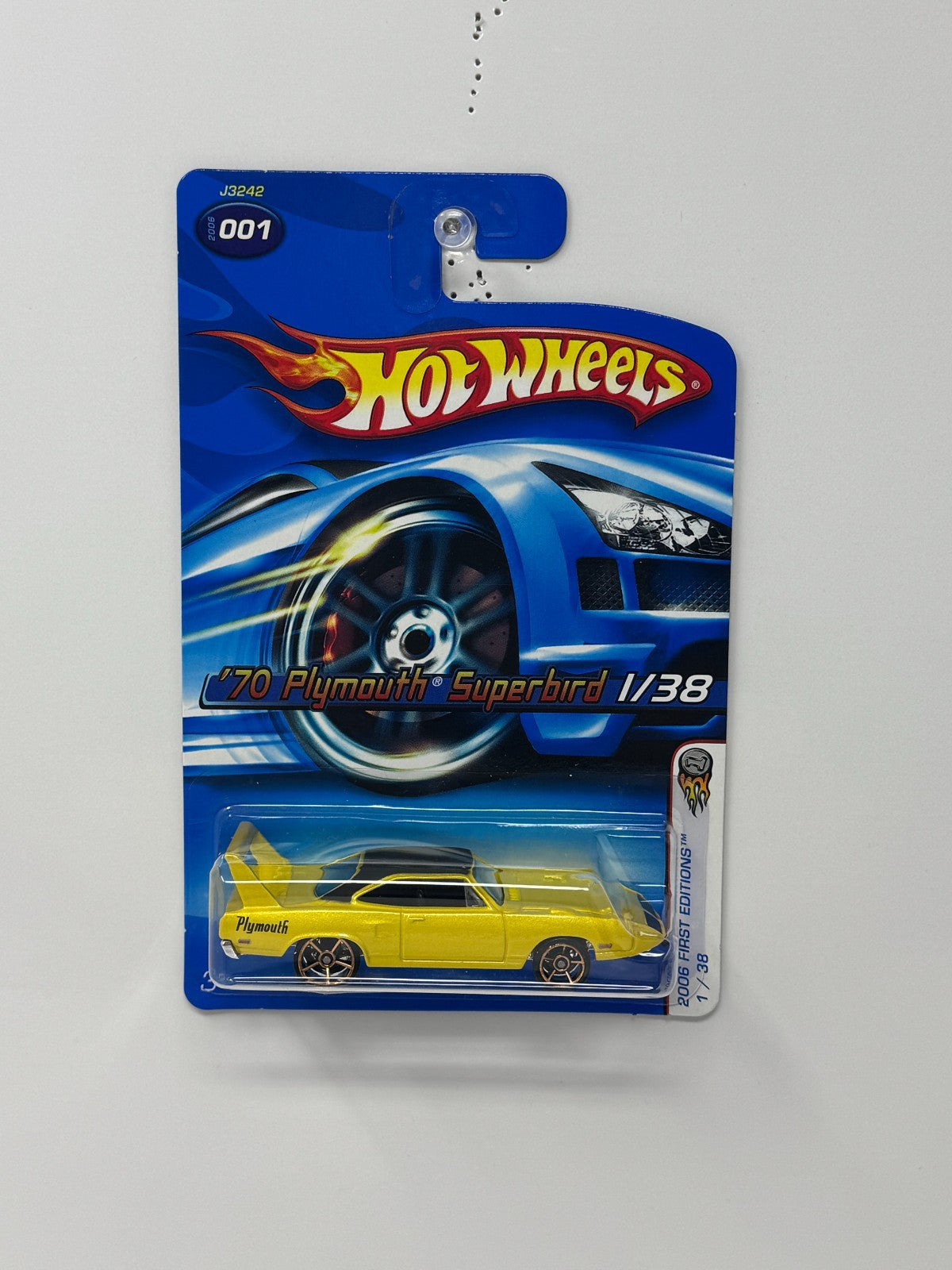 Hot Wheels First Editions 1970 Plymouth Superbird 1:64 Diecast Yellow