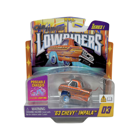 Jada Car Tuned Lowriders 1963 Chevy Impala 1:64 Diecast