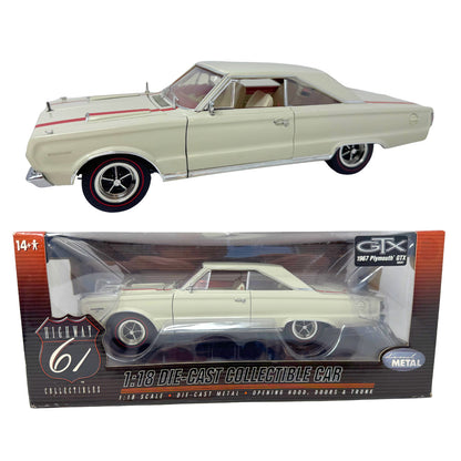 Highway 61 1967 Plymouth GTX 1:18 Diecast