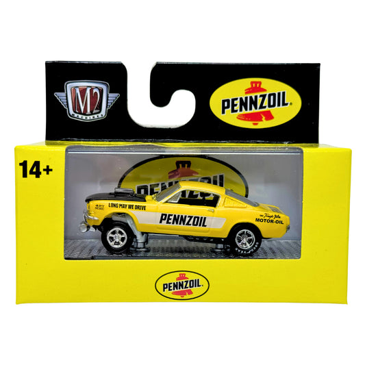 M2 Machines Pennzoil 1966 Ford Mustang Gasser 1:64 Diecast