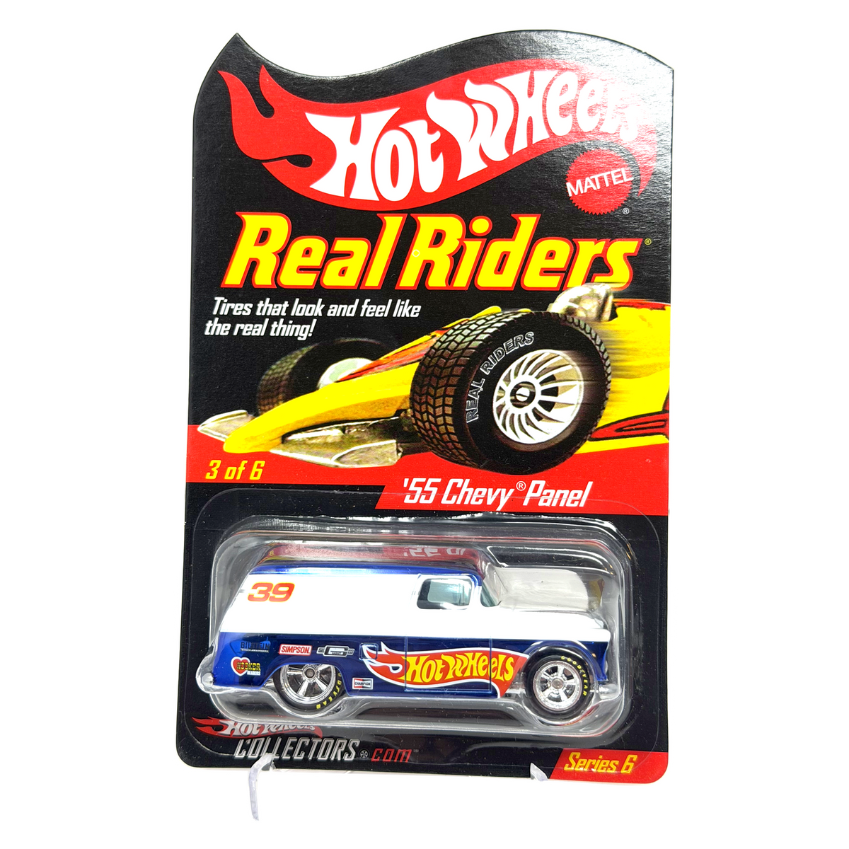 Hot Wheels Real Riders Series 6 1955 Chevy Panel 1:64 Diecast