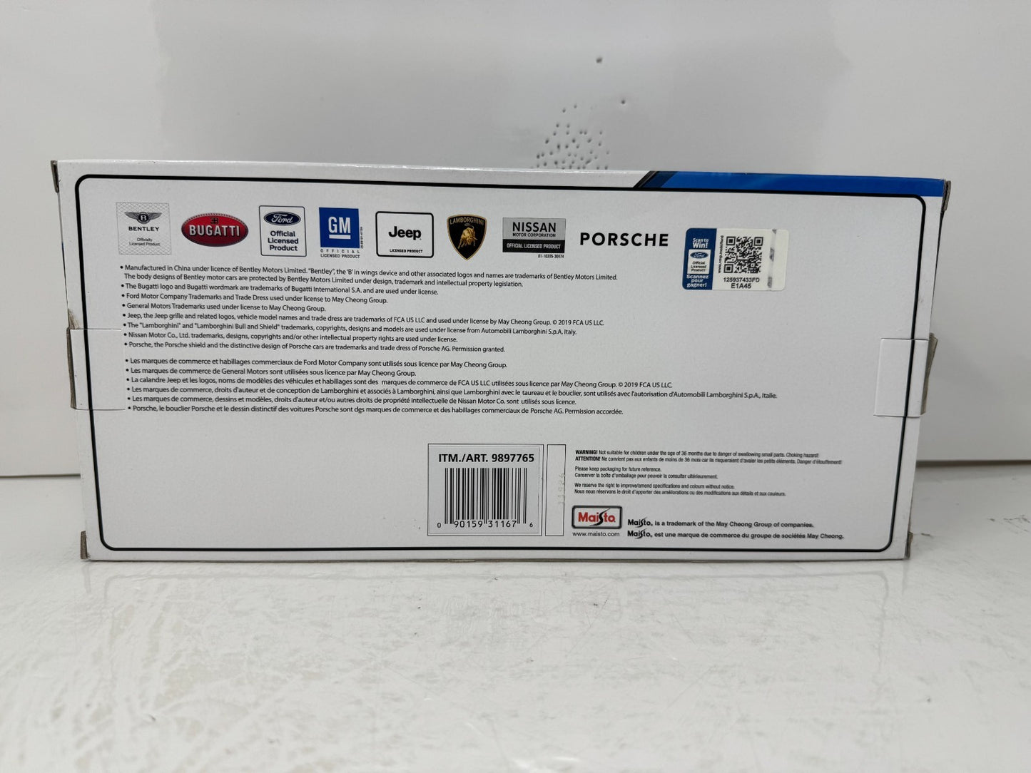 Maisto 1968 Ford Mustang GT Cobra Jet 1:18 Diecast Special Edition