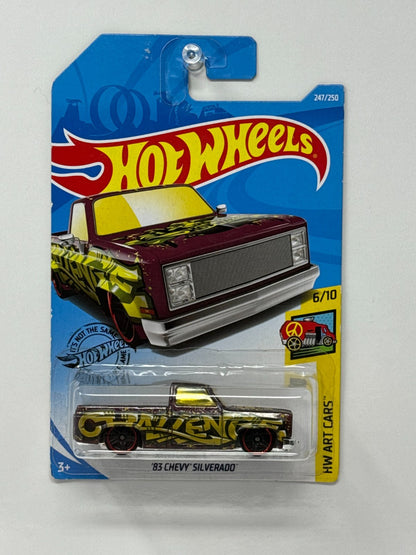Hot Wheels HW Art Cars 1983 Chevy Silverado Graffiti Deco 1:64 Diecast