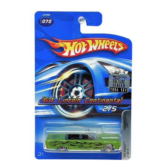 Hot Wheels Tag Rides 1964 Lincoln Continental 1:64 Diecast Factory Sealed