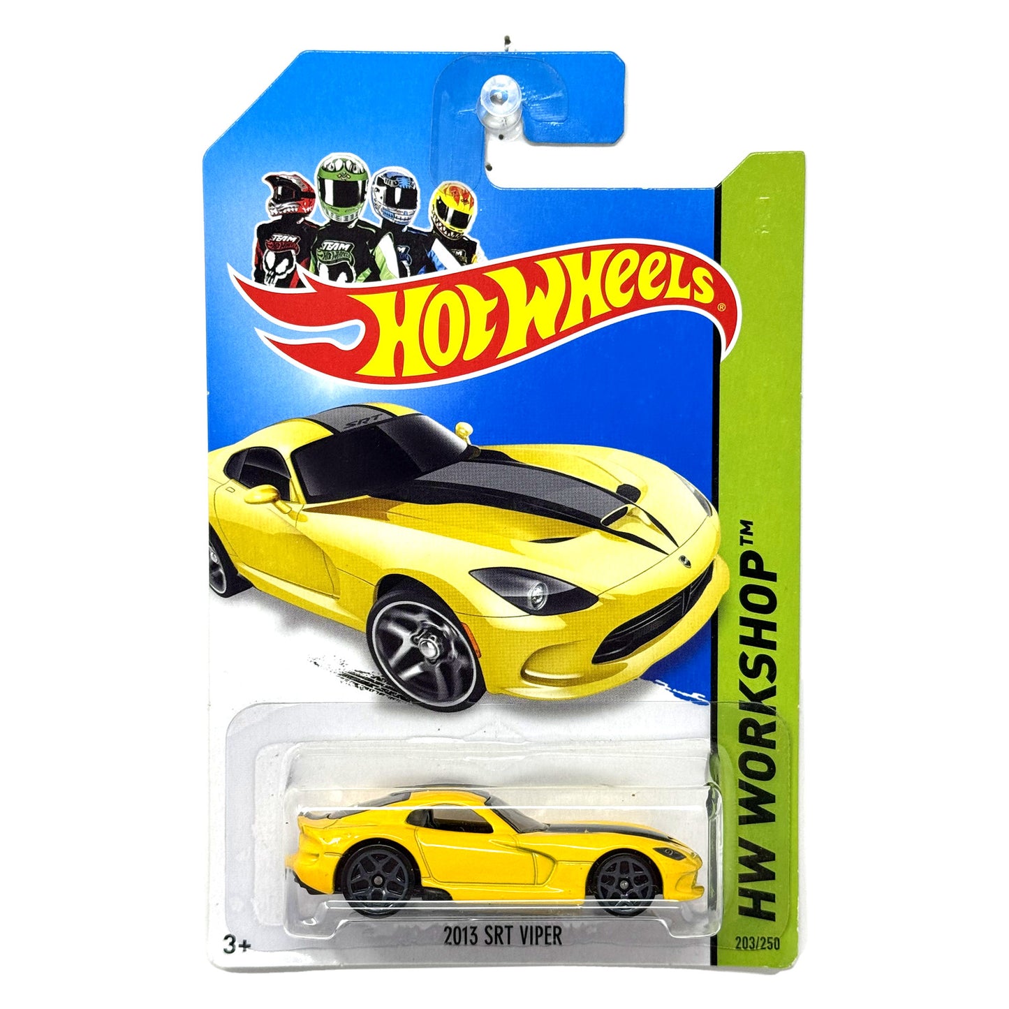 Hot Wheels HW Workshop 2013 SRT Viper 1:64 Diecast Yellow