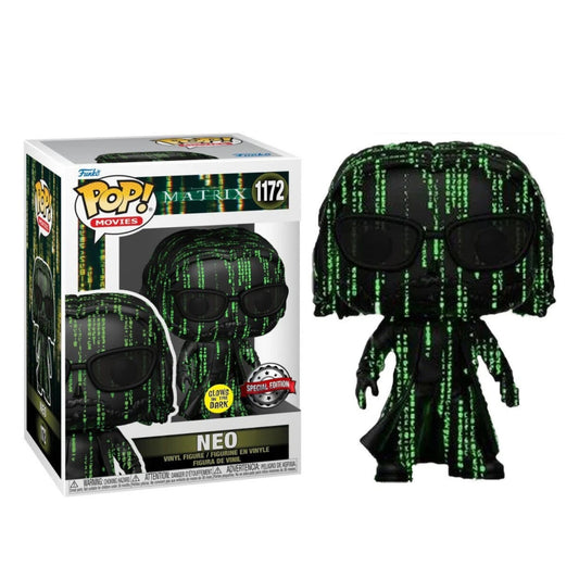 Funko Pop! Movies Matrix #1172 GITD Special Edition Vinyl Figure
