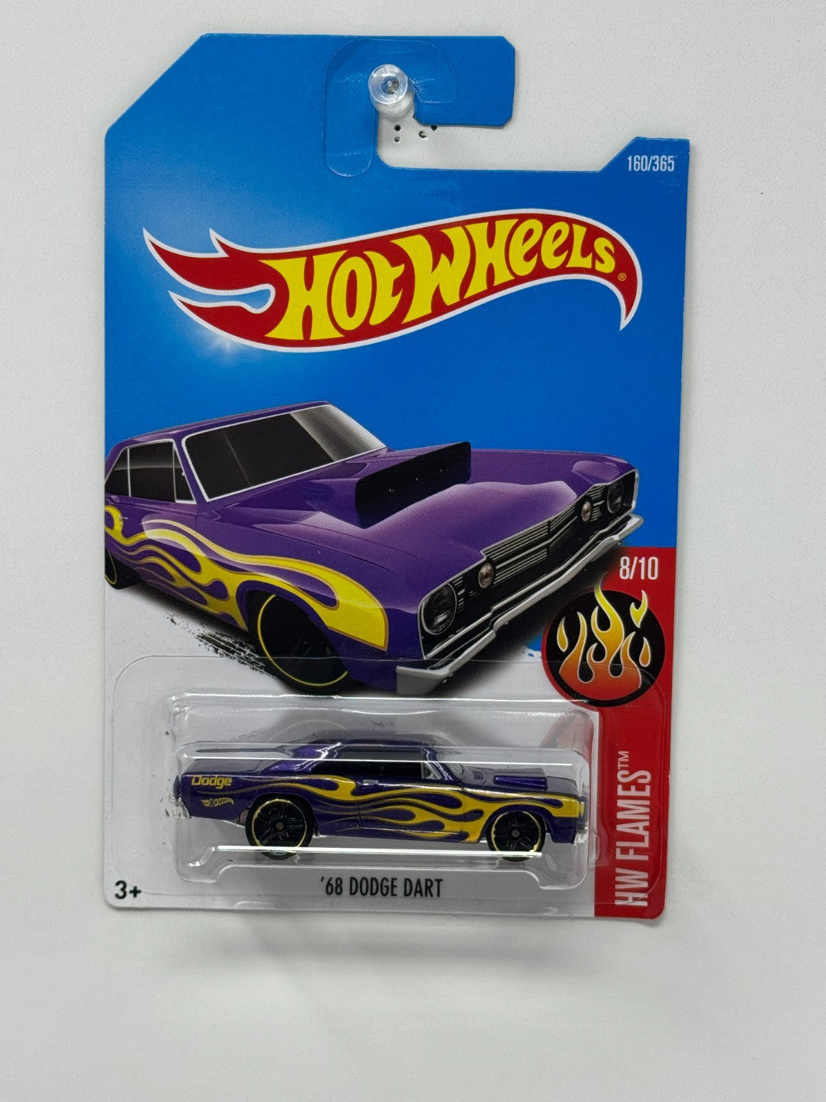 Hot Wheels Flames 1968 Dodge Dart 1:64 Diecast Purple