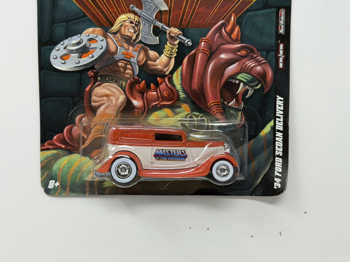 Hot Wheels Masters of the Universe Ford Sedan Delivery 1:64 Diecast Real Rider