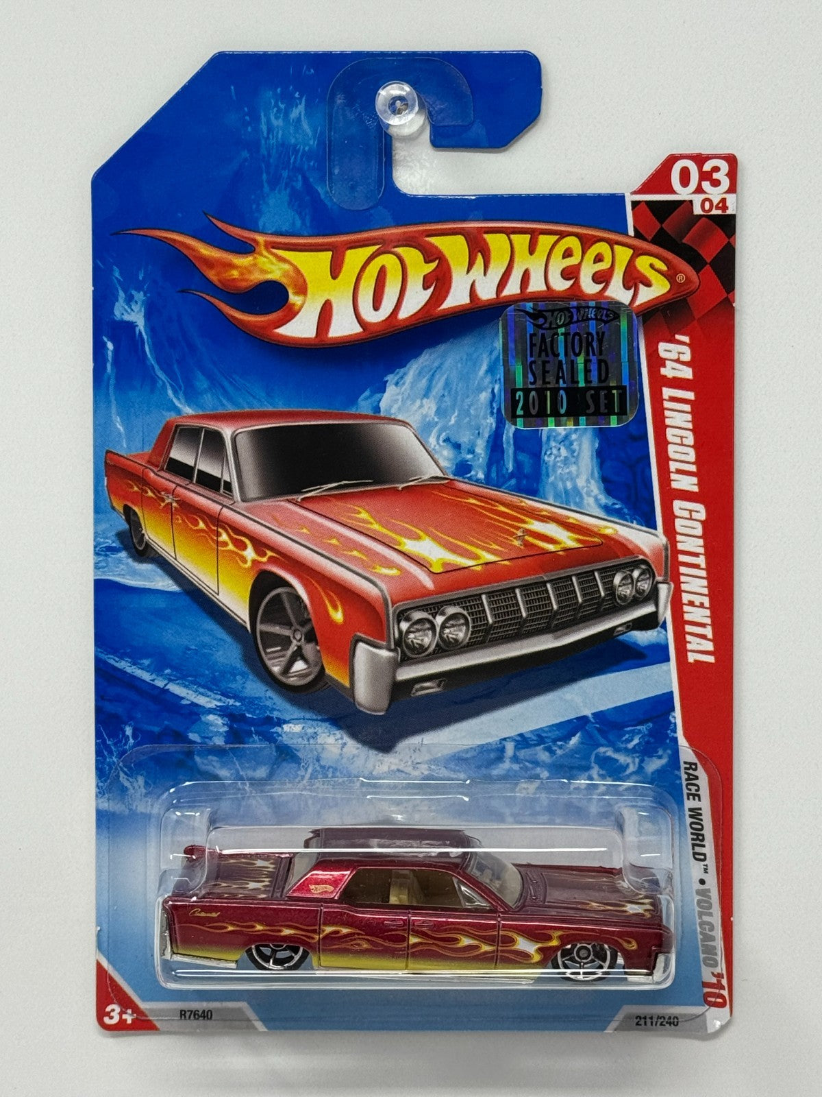 Hot Wheels Race World 1964 Lincoln Continental 1:64 Diecast Factory Sealed