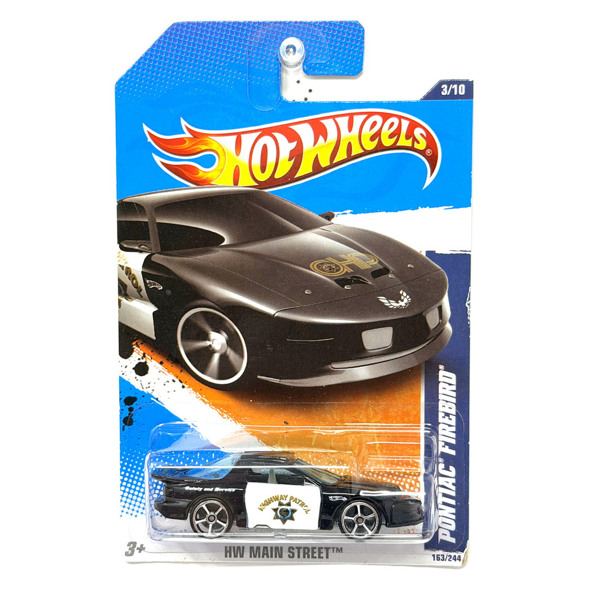 Hot Wheels HW Main Street Pontiac Firebird Highway Patrol 1:64 Diecast