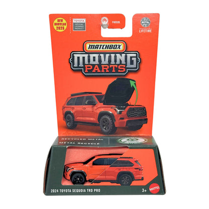 Matchbox Moving Parts 2024 Toyota Sequoia TRD Pro 1:64 Diecast