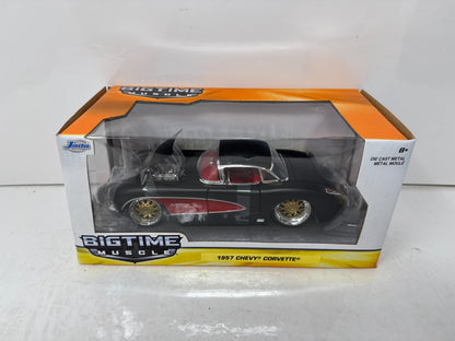 Jada Bigtime Muscle 1957 Chevy Corvette 1:24 Diecast