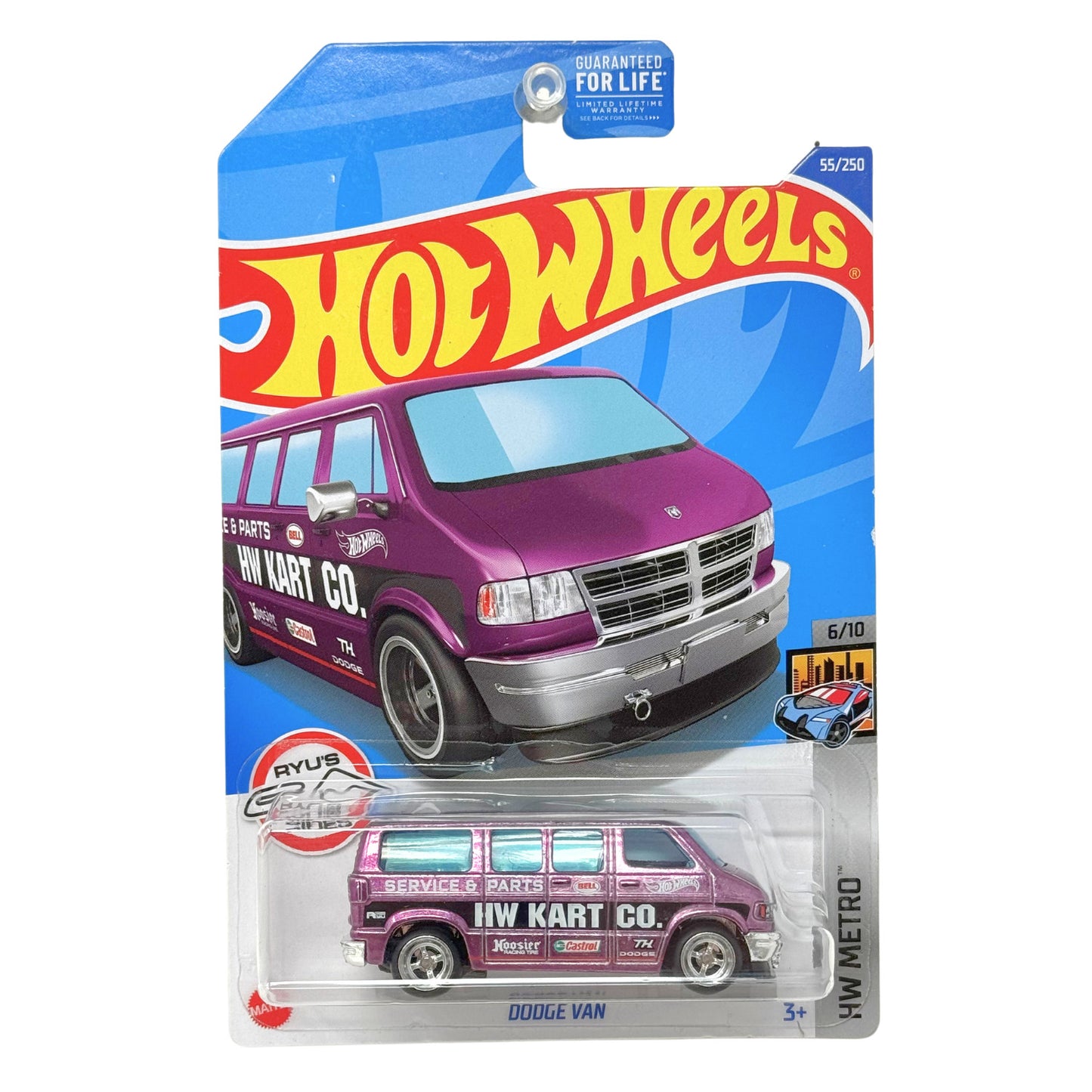 Hot Wheels Super Treasure Hunt Dodge Van HW Metro 1:64 Diecast