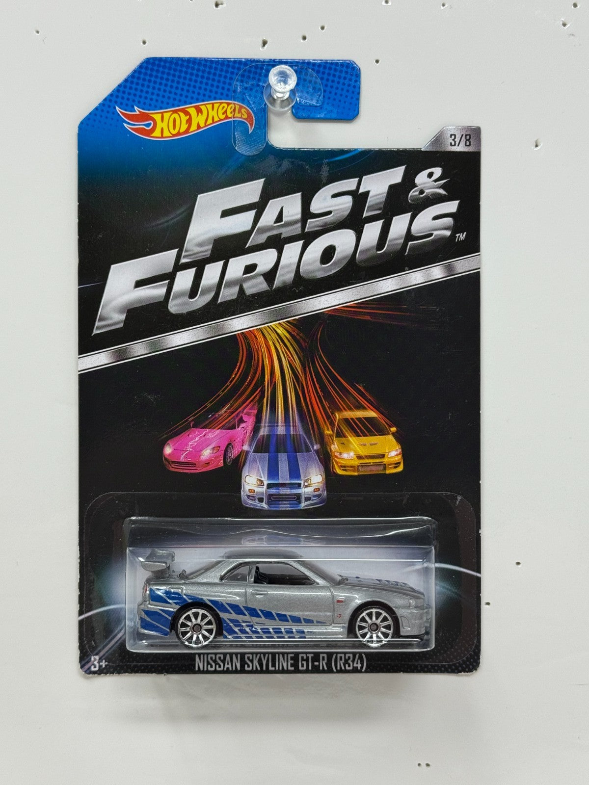 Hot Wheels Fast & Furious Nissan Skyline GT-R R34 1:64 Diecast