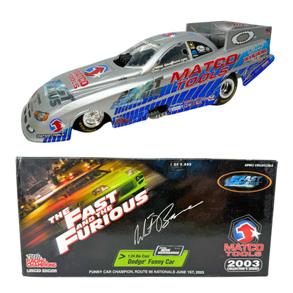 Racing Champions NHRA Whit Bazemore Fast Furious Dodge Funny Car 1:24 Diecast