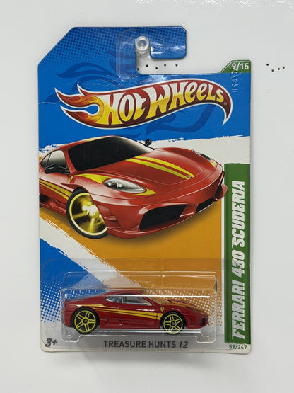 Hot Wheels Treasure Hunt Ferrari 430 Scuderia 1:64 Diecast Red
