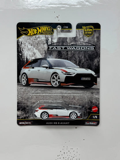 Hot Wheels Premium Fast Wagons Audi RS 6 Avant 1:64 Diecast