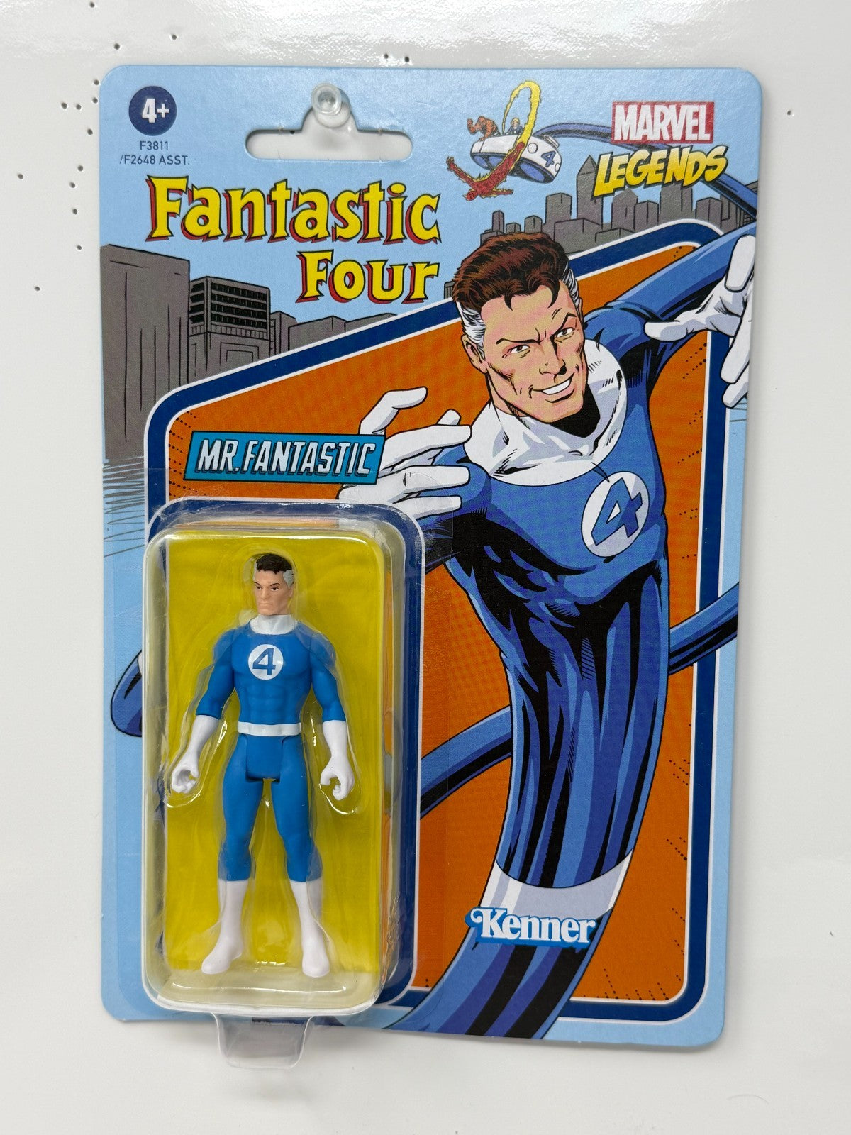 Marvel Legends Retro Kenner 3.75" Mr Fantastic Figure Fantastic Four