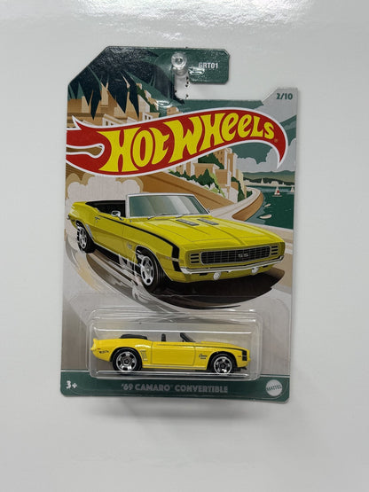 Hot Wheels Convertibles Series 1969 Chevrolet Camaro Convertible 1:64 Diecast