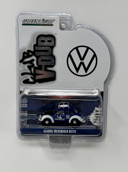 Greenlight Club V-Dub Classic Volkswagen Beetle Michelin #42 1:64 Diecast