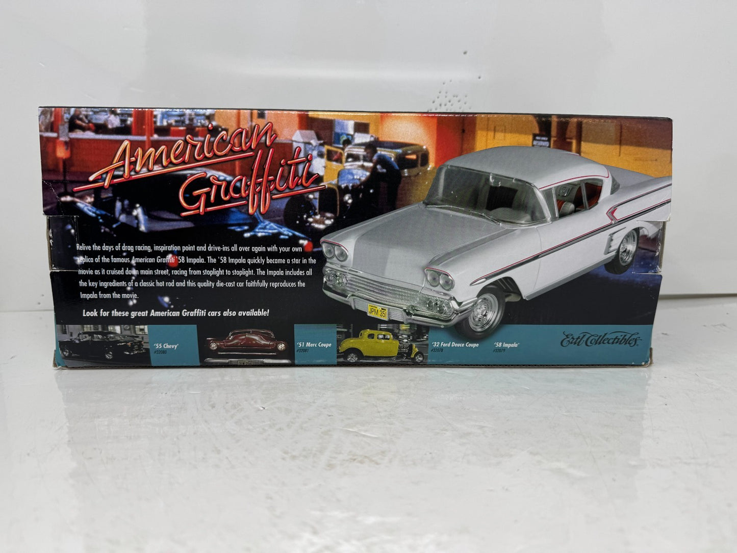 Ertl American Muscle 1958 Chevrolet Impala American Graffiti 1:18 Diecast