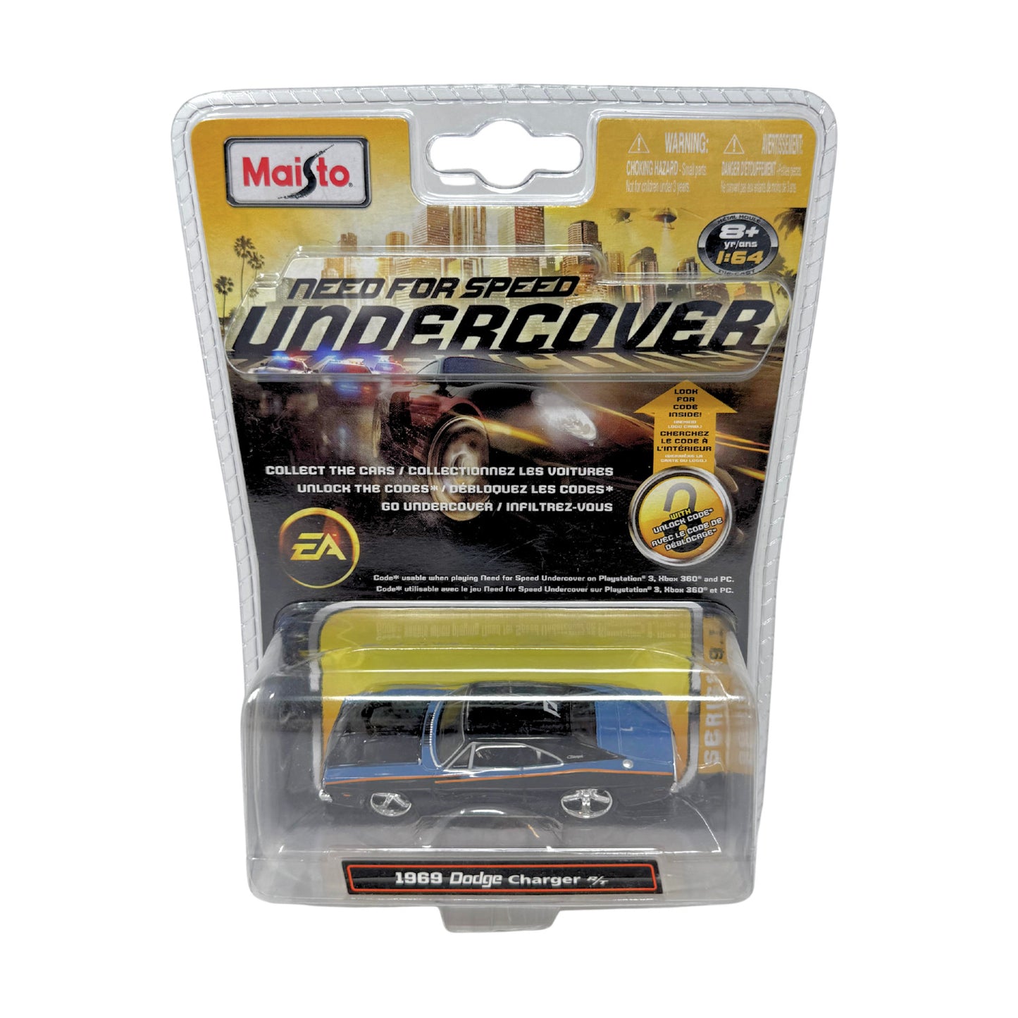 Maisto Need for Speed Undercover 1969 Dodge Charger RT 1:64 Diecast