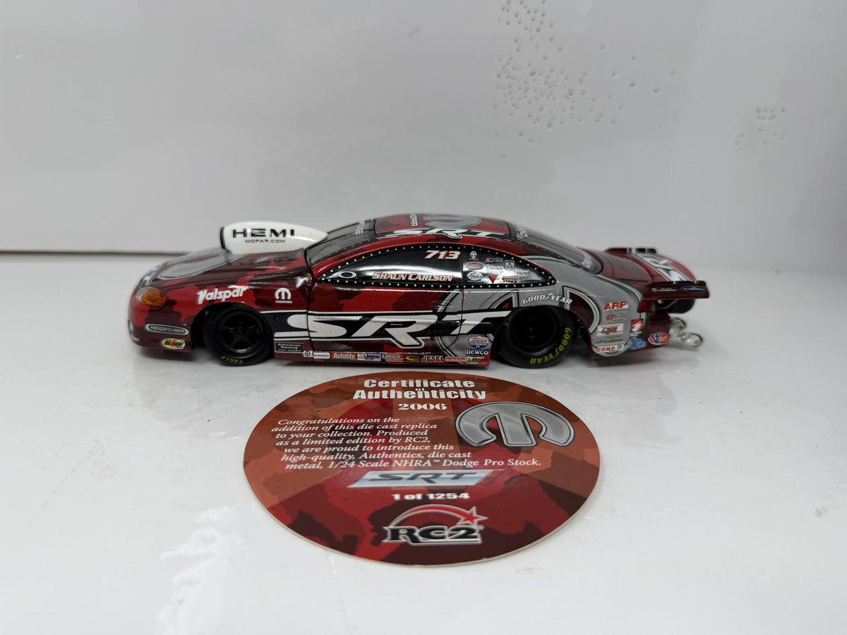 Racing Champions NHRA Shawn Carlson 2006 Dodge Stratus Pro Stock 1:24 Diecast