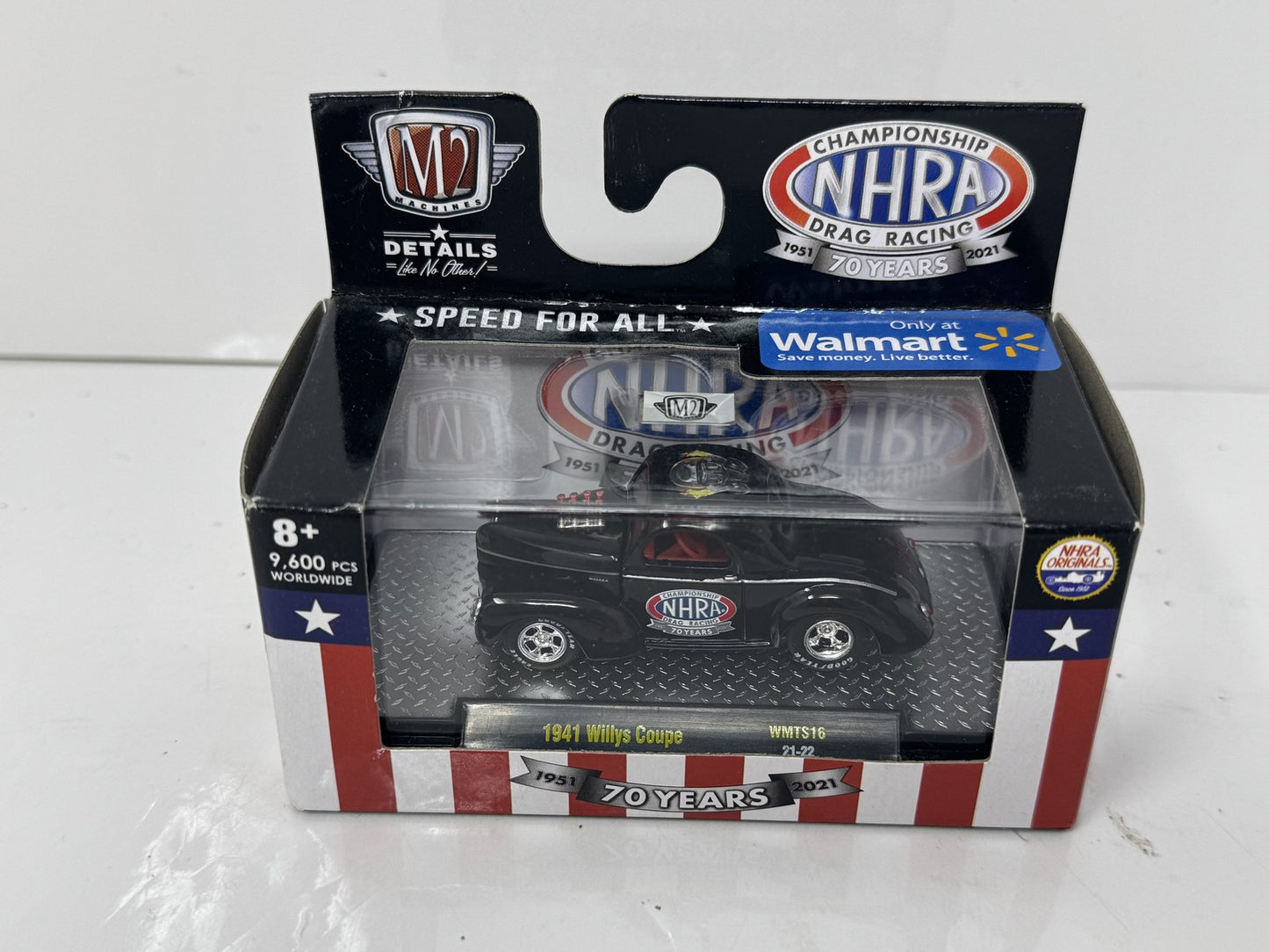 M2 Machines NHRA Originals 1941 Willys Coupe 1:64 Diecast