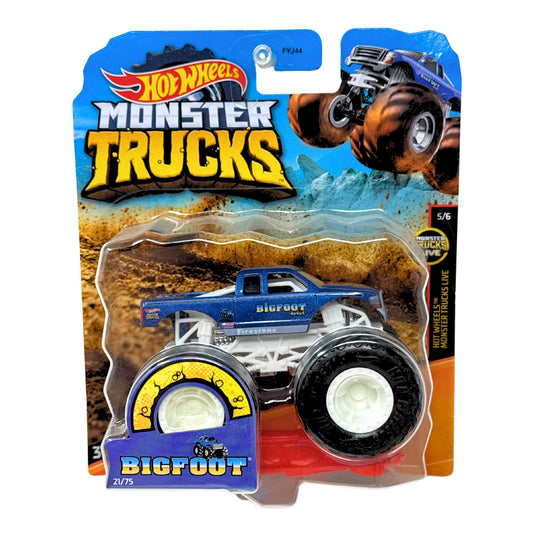 Hot Wheels Monster Trucks Bigfoot 1:64 Diecast Monster Trucks Live
