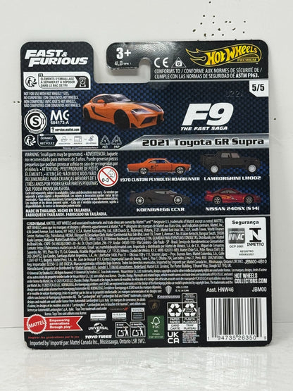 Hot Wheels Premium Fast & Furious 2021 Toyota GR Supra 1:64 Diecast