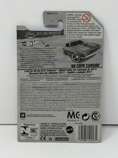 Hot Wheels HW Premiere 1968 COPO Camaro 1:64 Diecast Orange