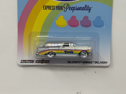 Hot Wheels Peeps 1956 Chevrolet Nomad Delivery 1:64 Real Riders