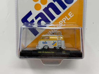 M2 Machines Fanta Pineapple 1960 Volkswagen Delivery Van 1:64 Diecast