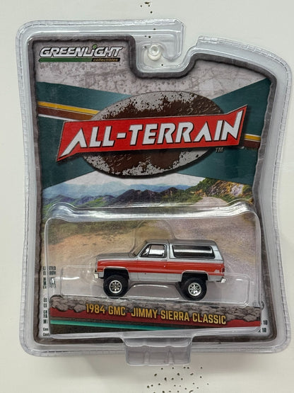 Greenlight 1984 GMC Jimmy Sierra Classic All-Terrain Series 10 1:64 Diecast