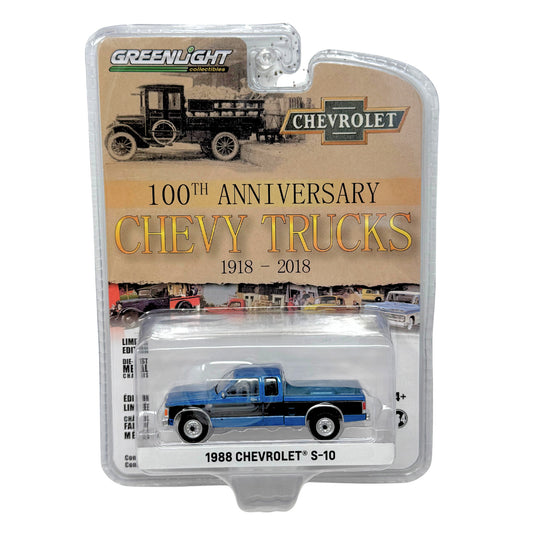 Greenlight 1988 Chevrolet S-10 100th Anniversary Chevy Trucks 1:64 Diecast