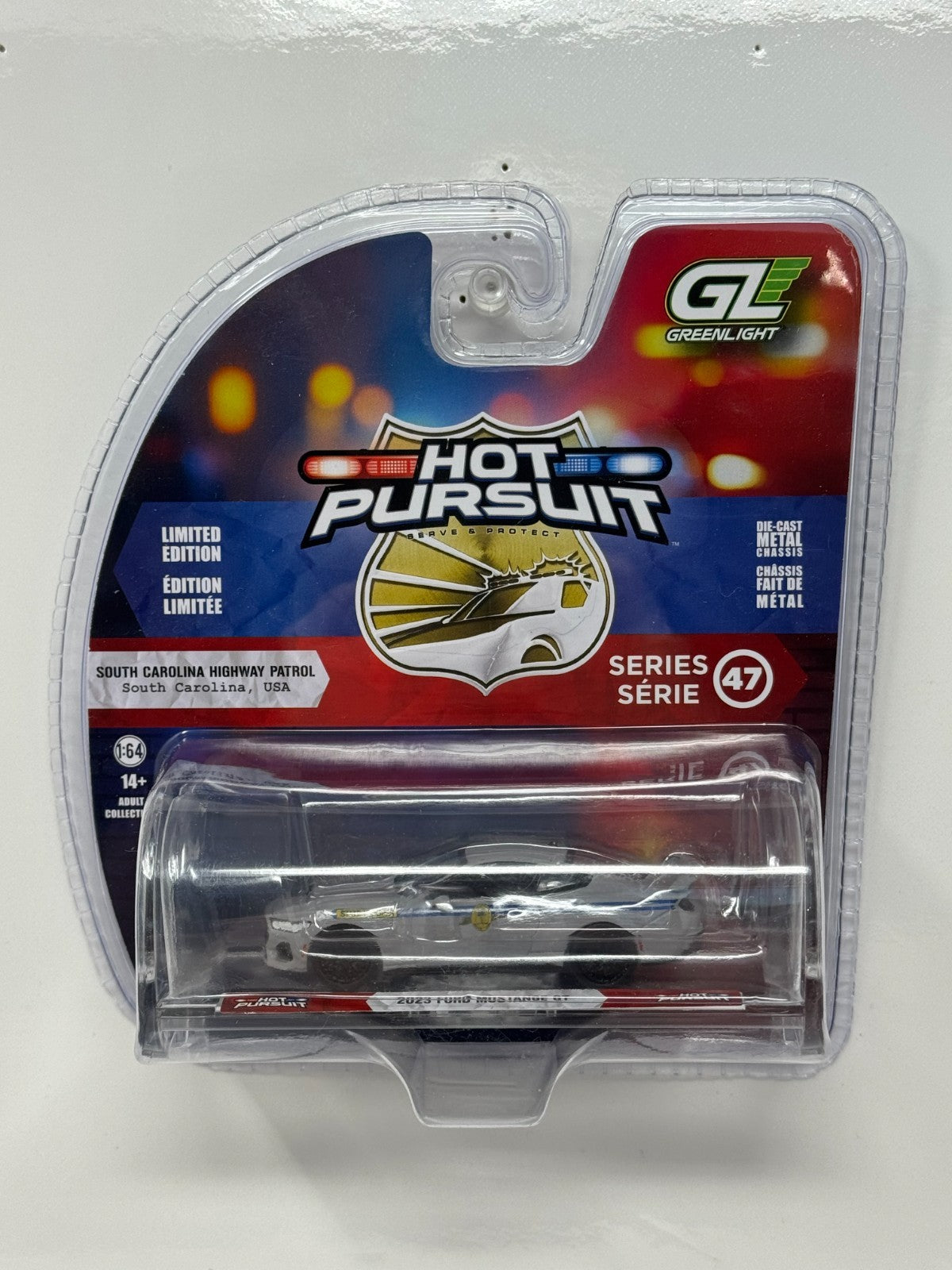 Greenlight Hot Pursuit 2023 Ford Mustang GT Carolina Highway Patrol 1:64 Diecast