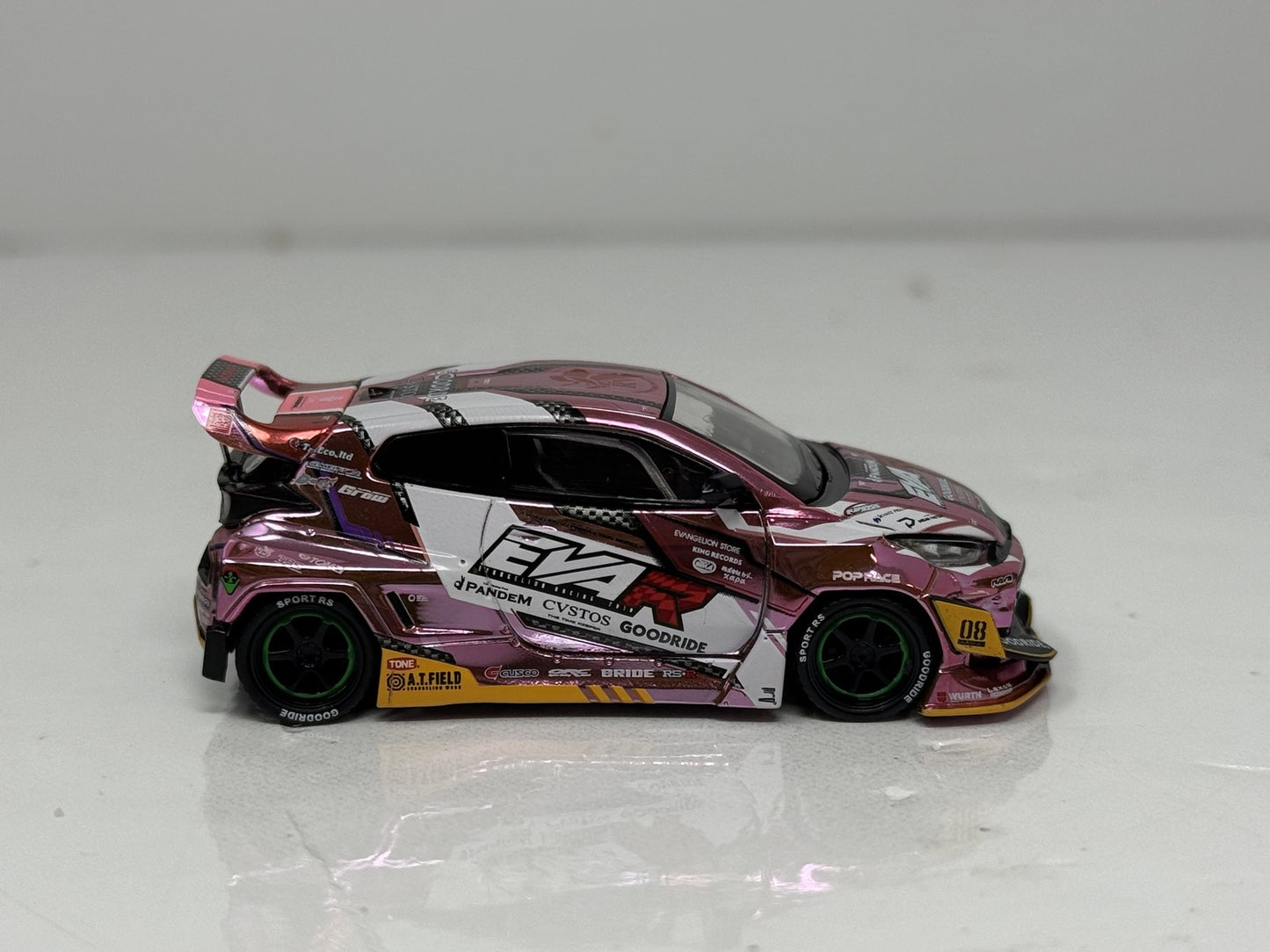 Pop Race x EVA RT Production Toyota GR Yaris PR64-220 1:64 Diecast