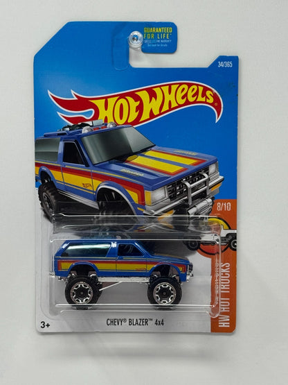 Hot Wheels Hot Trucks 1989 Chevy Blazer 4x4 1:64 Diecast