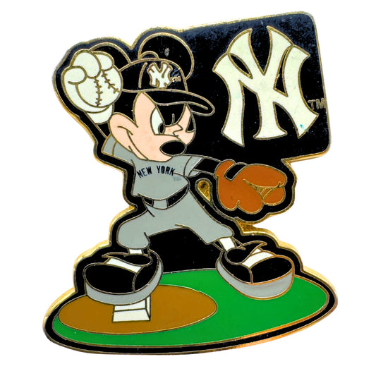 WDW Disney Mickey Mouse MLB Player New York Yankees Trading Pin DC2S1