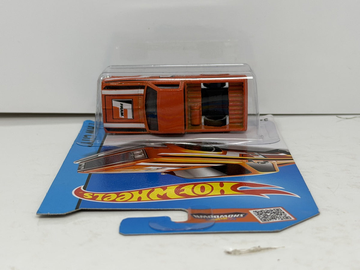 Hot Wheels HW City 1983 Chevy Silverado FRAM 1:64 Diecast Orange