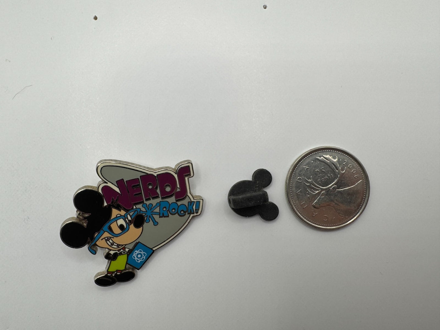 Disney Mickey Mouse Nerds Rock! Hip Lanyard Starter Trading Pin DC2S1