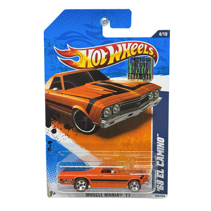 Hot Wheels Muscle Mania 1968 Chevy El Camino 1:64 Diecast Factory Sealed Redline