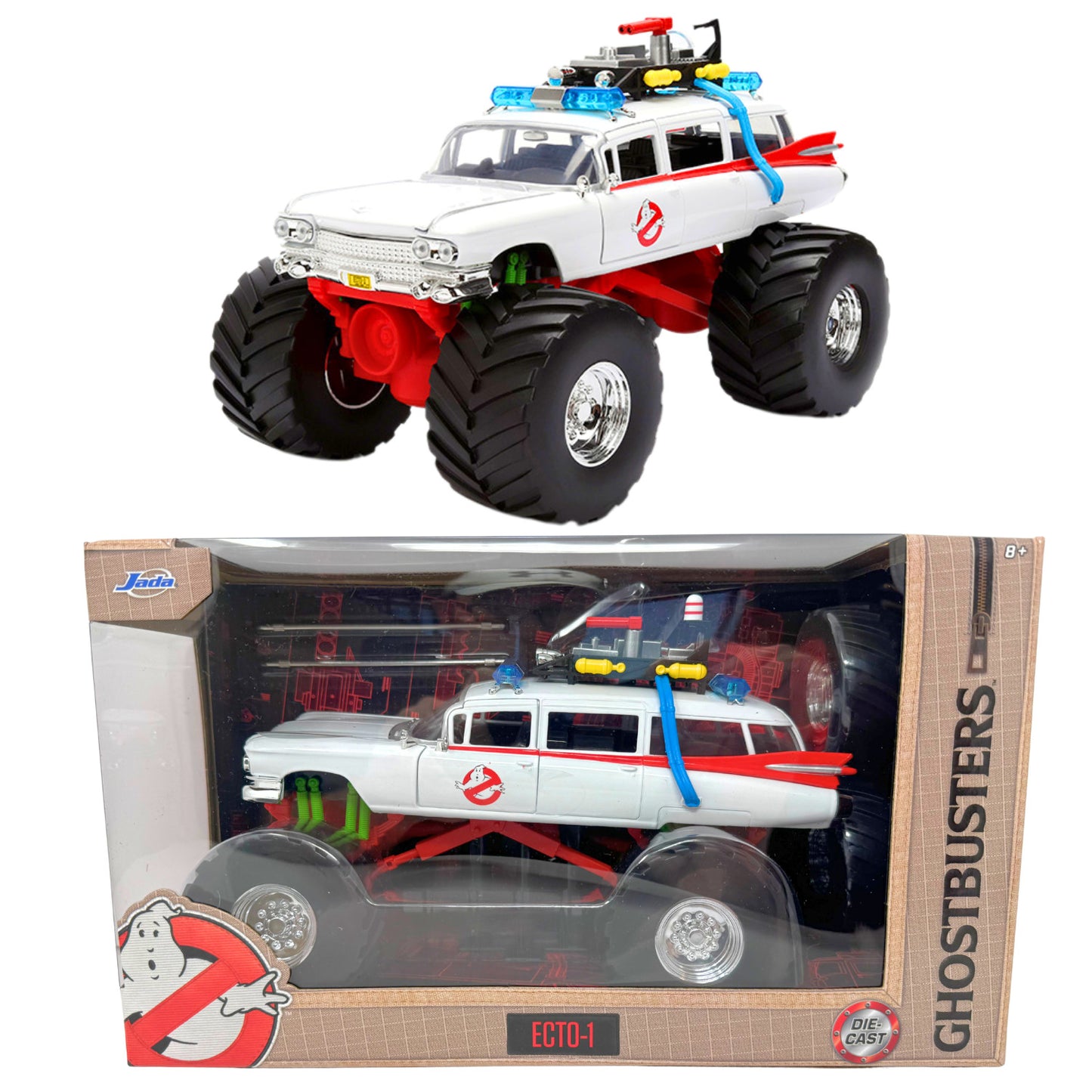 Jada Ghostbusters ECTO-1 Monster Truck 1:24 Diecast