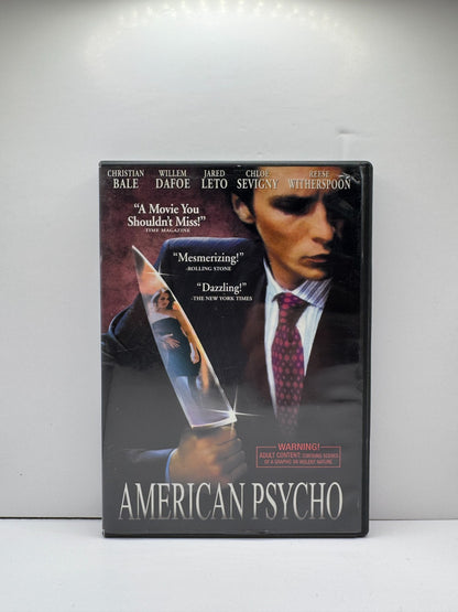 American Psycho (DVD) Christian Bale Horror