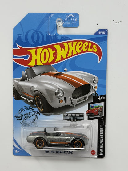 Hot Wheels ZAMAC HW Roadsters Shelby Cobra 427 S/C 1:64 Diecast