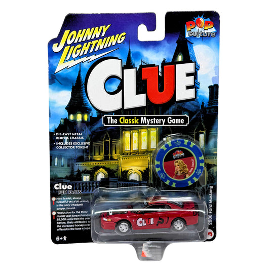 Johnny Lightning Clue 2000 Ford Mustang Miss Scarlett 1:64 Diecast