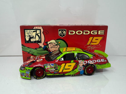 Action NASCAR Jeremy Mayfield #19 Popeye 75th 2004 Dodge Intrepid 1:24 Diecast