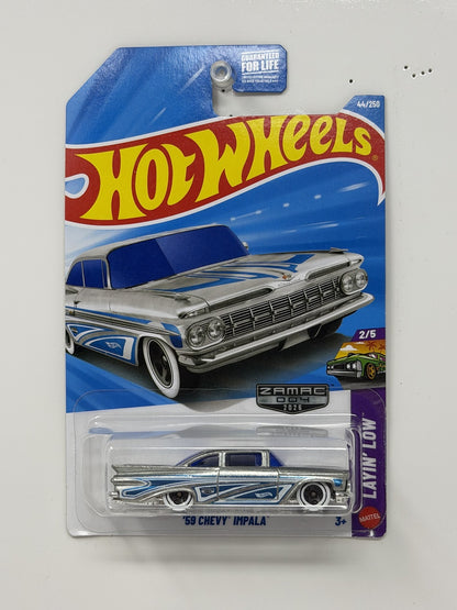 Hot Wheels ZAMAC Layin' Low 1959 Chevrolet Impala 1:64 Diecast