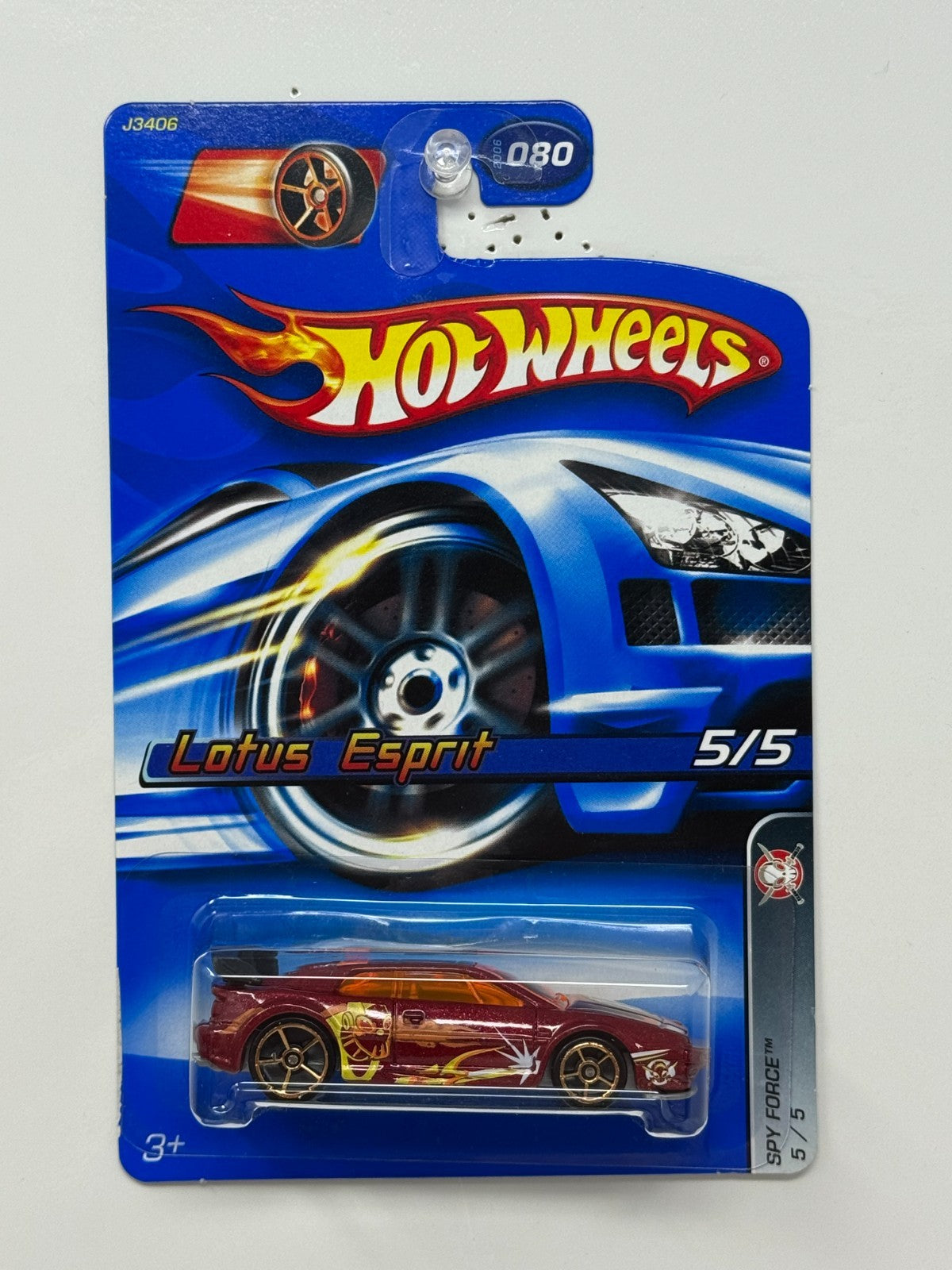 Hot Wheels Spy Force Lotus Esprit 1;64 Diecast Red